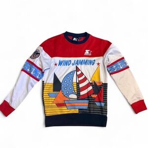 yacht club crew neck/ long sleeve